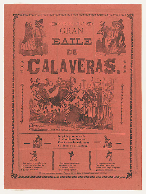José Guadalupe Posada, The great dance of skeletons