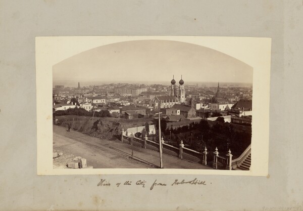 Carleton Watkins, View of the City Hall from Nob Hill. [San Francisco]