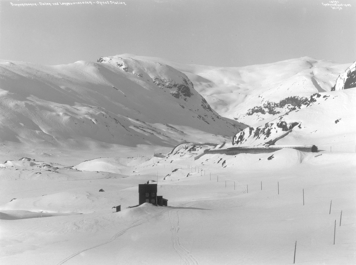 Anders Beer Wilse, Prot: Dalen fra Opset nedover 13/4 1909