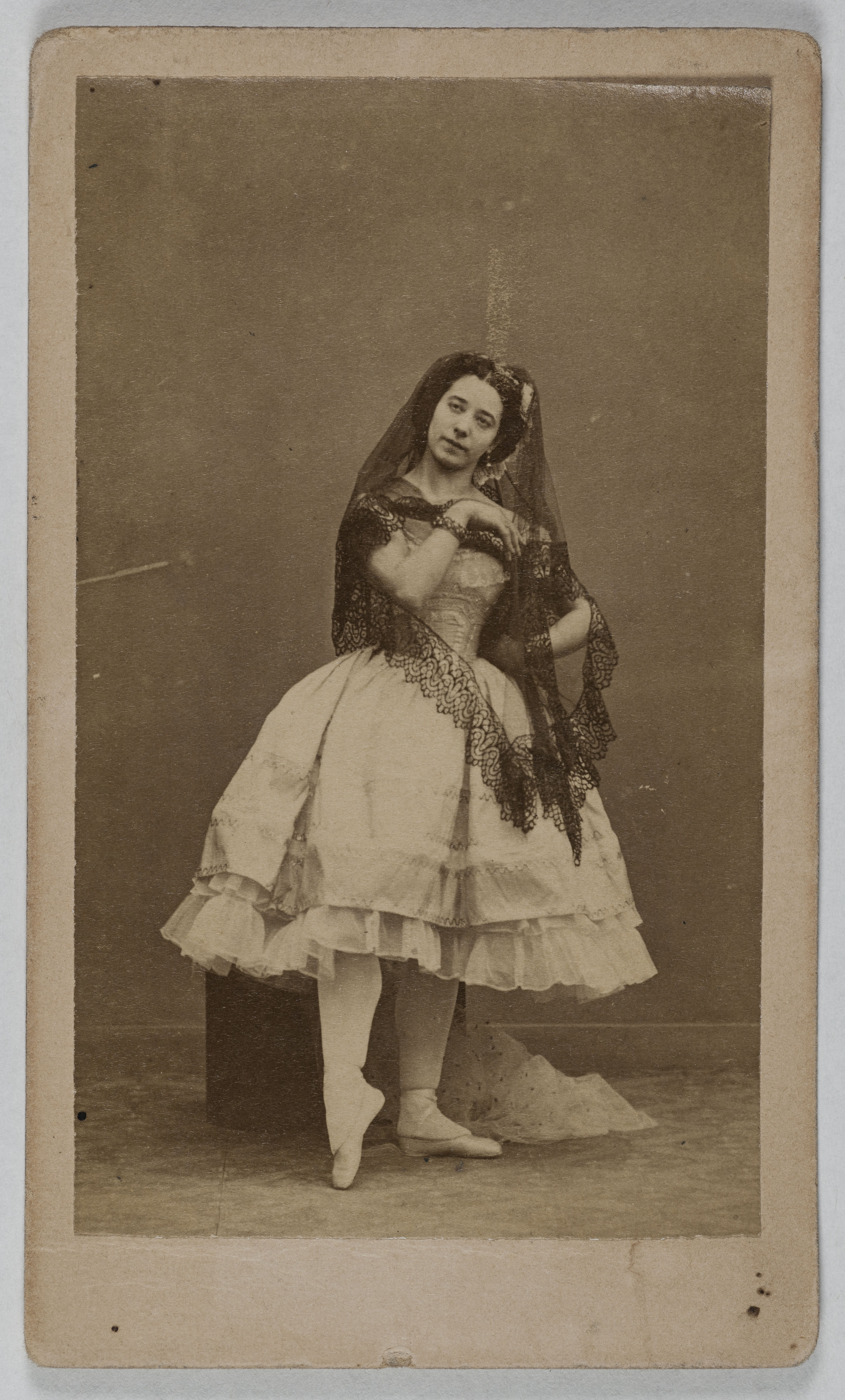 Anonyme, Portrait de Amalia Ferraris (1828-1904), (danseuse)