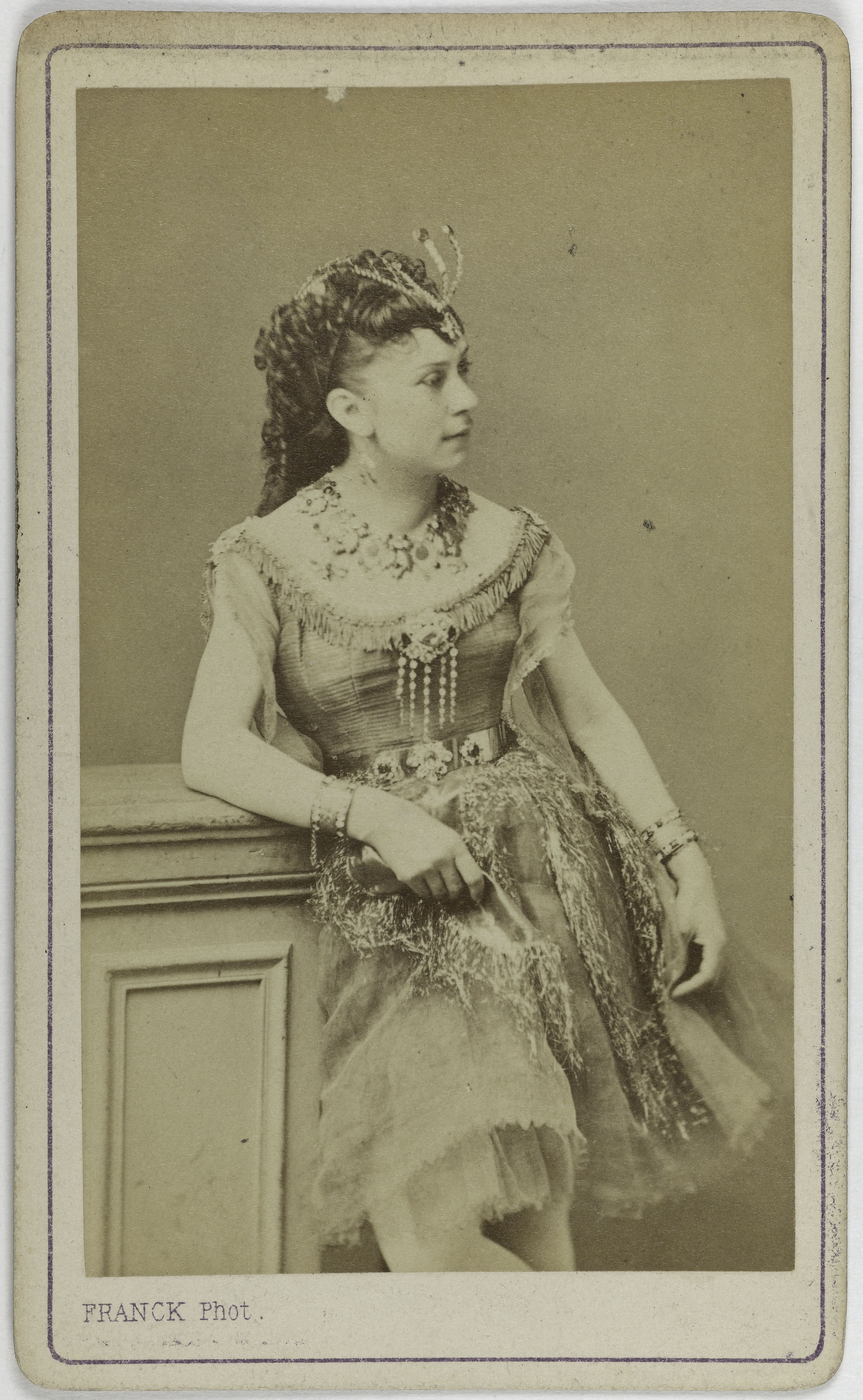 Franck, Portrait de Pelletier, (danseuse)