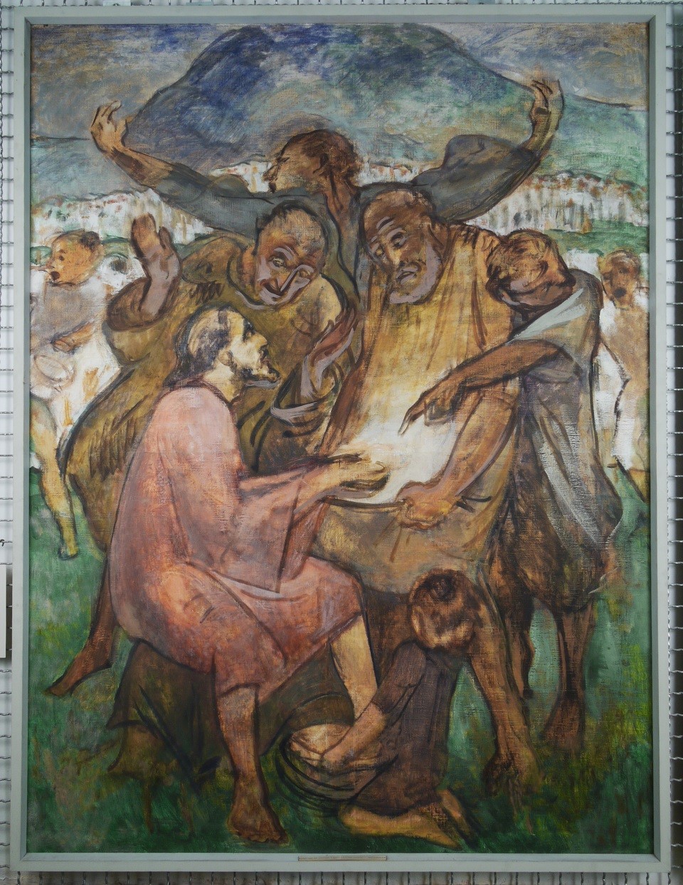 Albert Haueisen, Darstellung "Brotvermehrung"