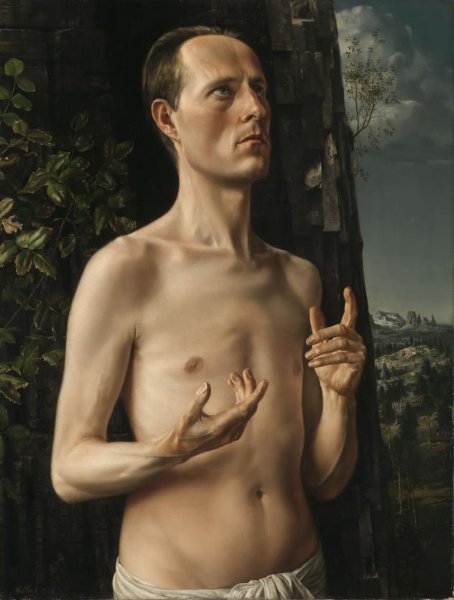 Carel Willink, Self-portrait as St John the Baptist