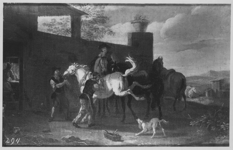 Pieter van Bloemen, Die Schmiede