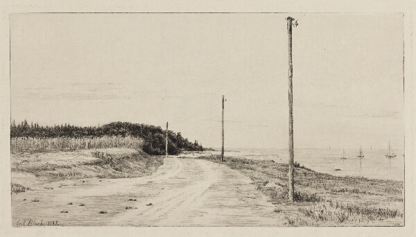 Carl Bloch, Strandvejen ved Hornbæksplantagen