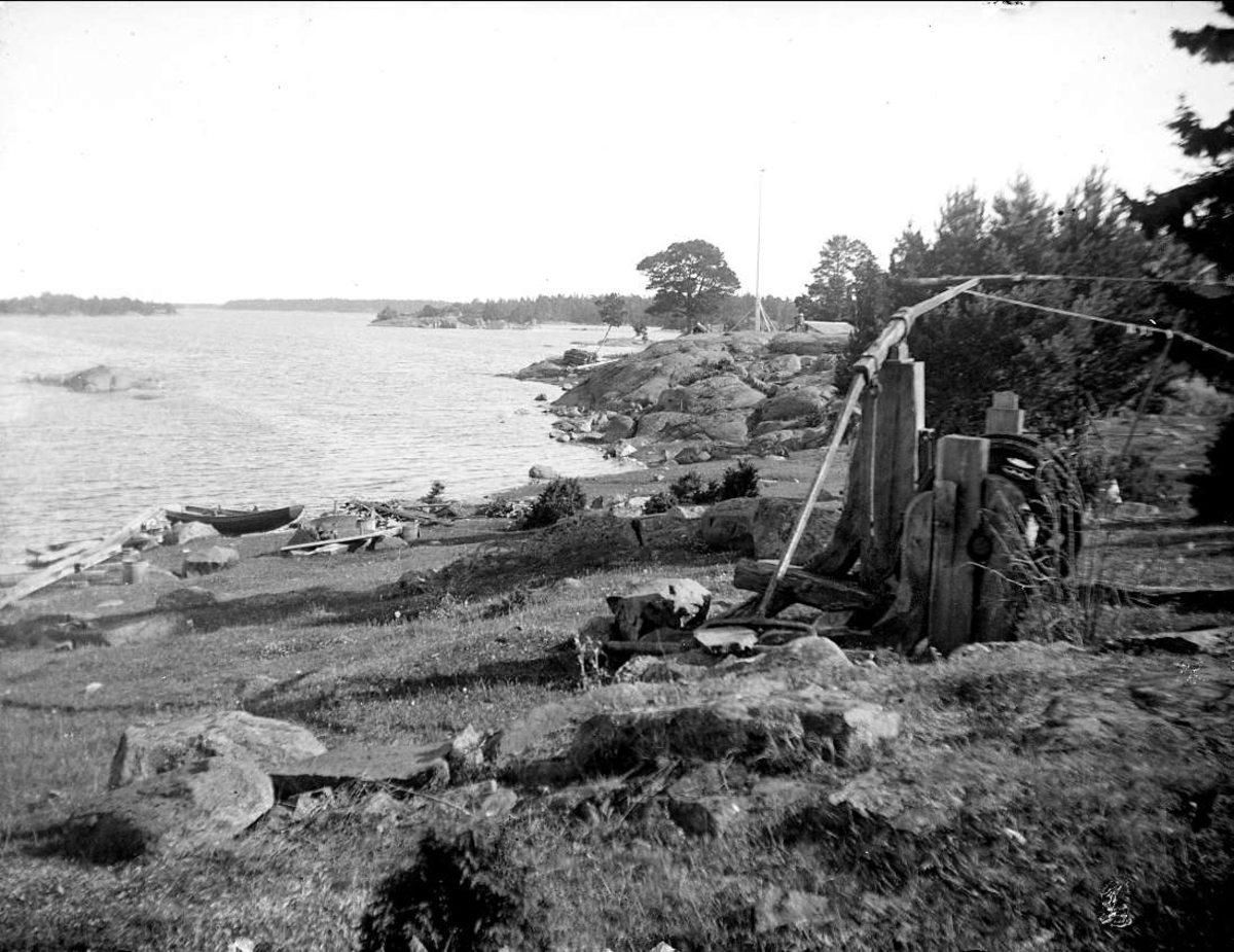 August Fredrik Schagerström, Strand nära Öregrund, Uppland i juli 1924
