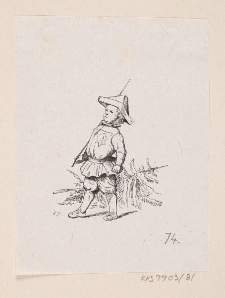 H.P. Hansen, Illustration til "Grantræet" i H.C. Andersen, "Eventyr og Historier", Bind 1