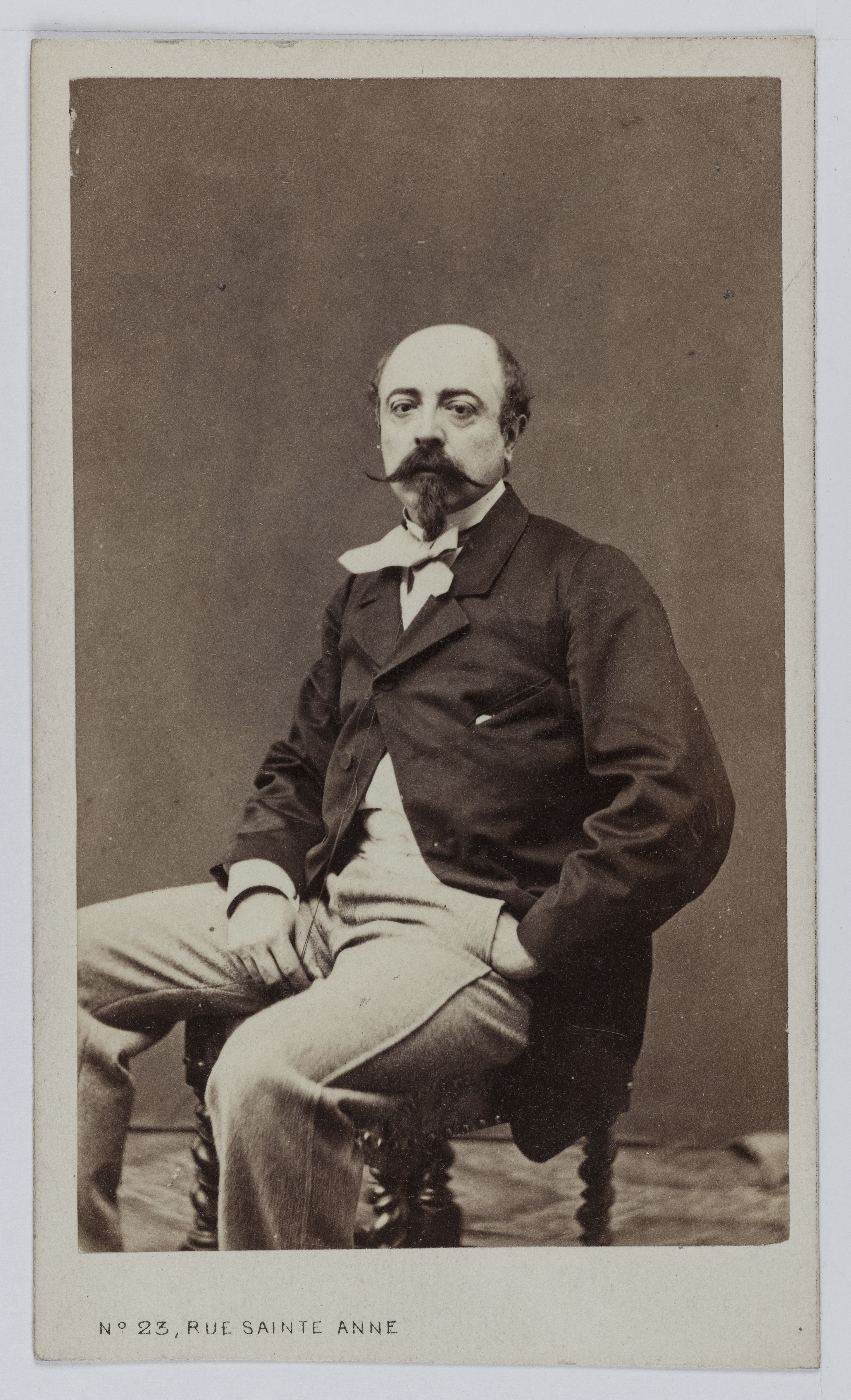 Anonyme, Portrait de Protet, peintre.