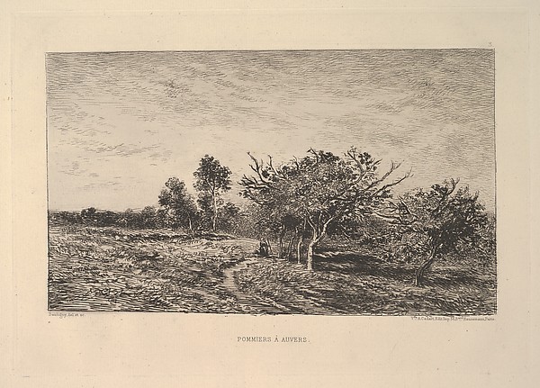 Charles-François Daubigny, Pommiers à Auvers