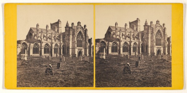 George Washington Wilson, Melrose Abbey, from the South-West.