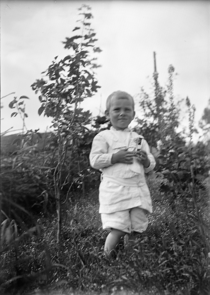 Okänd,, Probably Ingemar Liljefors is in a garden, in Sweden