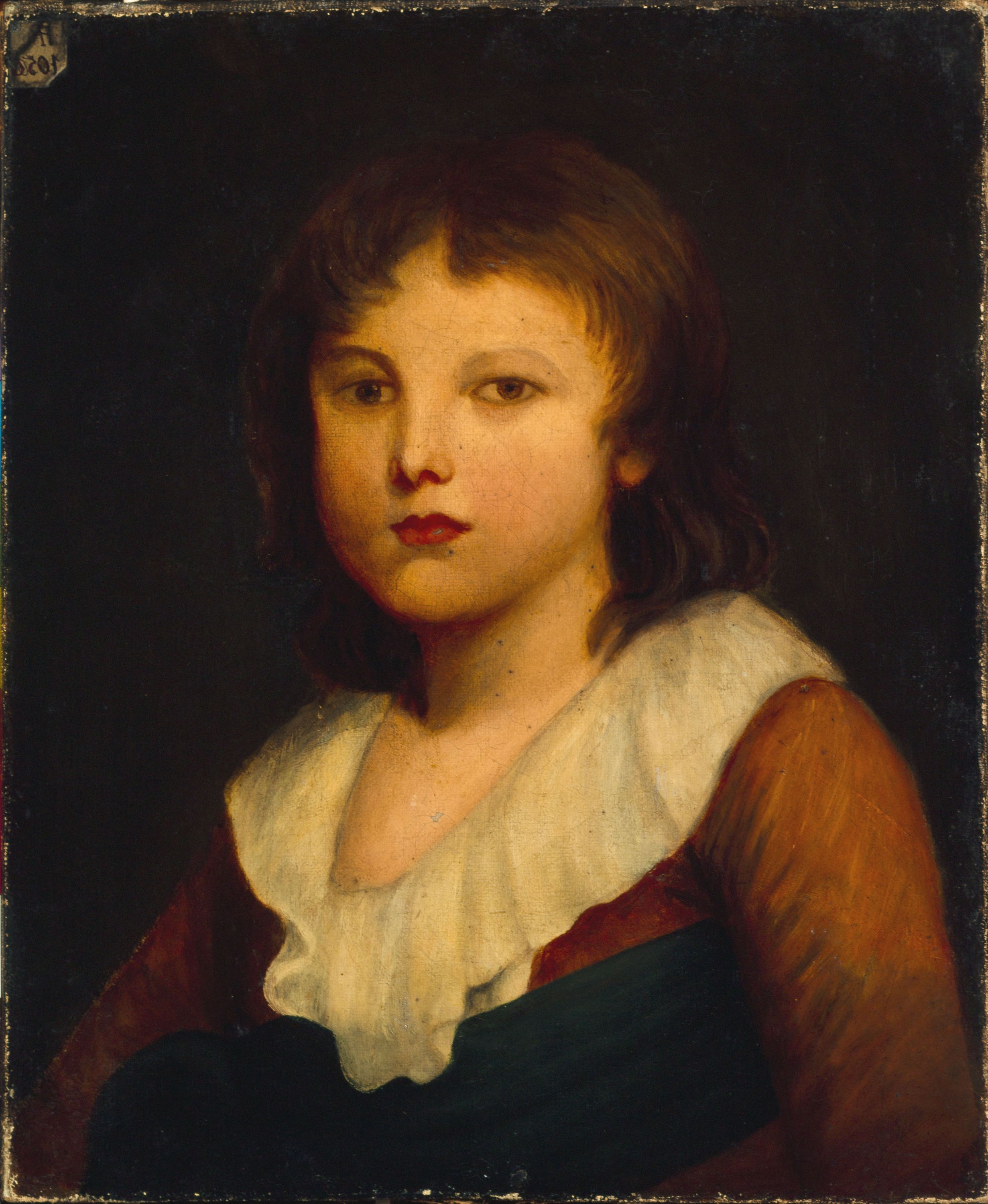 Anonyme, Portrait d'enfant.