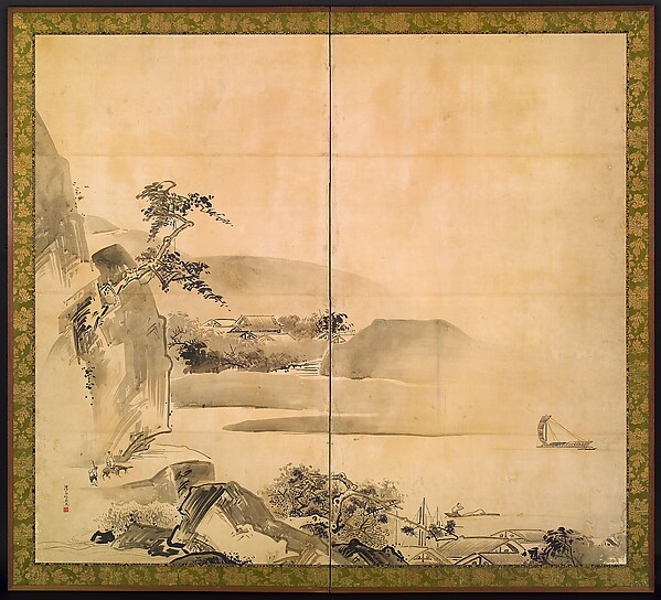 Watanabe Shikō 渡辺始興, Landscape
