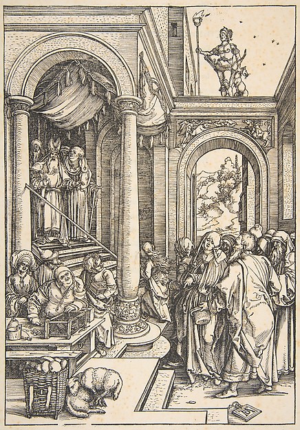 Albrecht Dürer, The Presentation of the Virgin in the Temple, from "The Life of the Virgin"