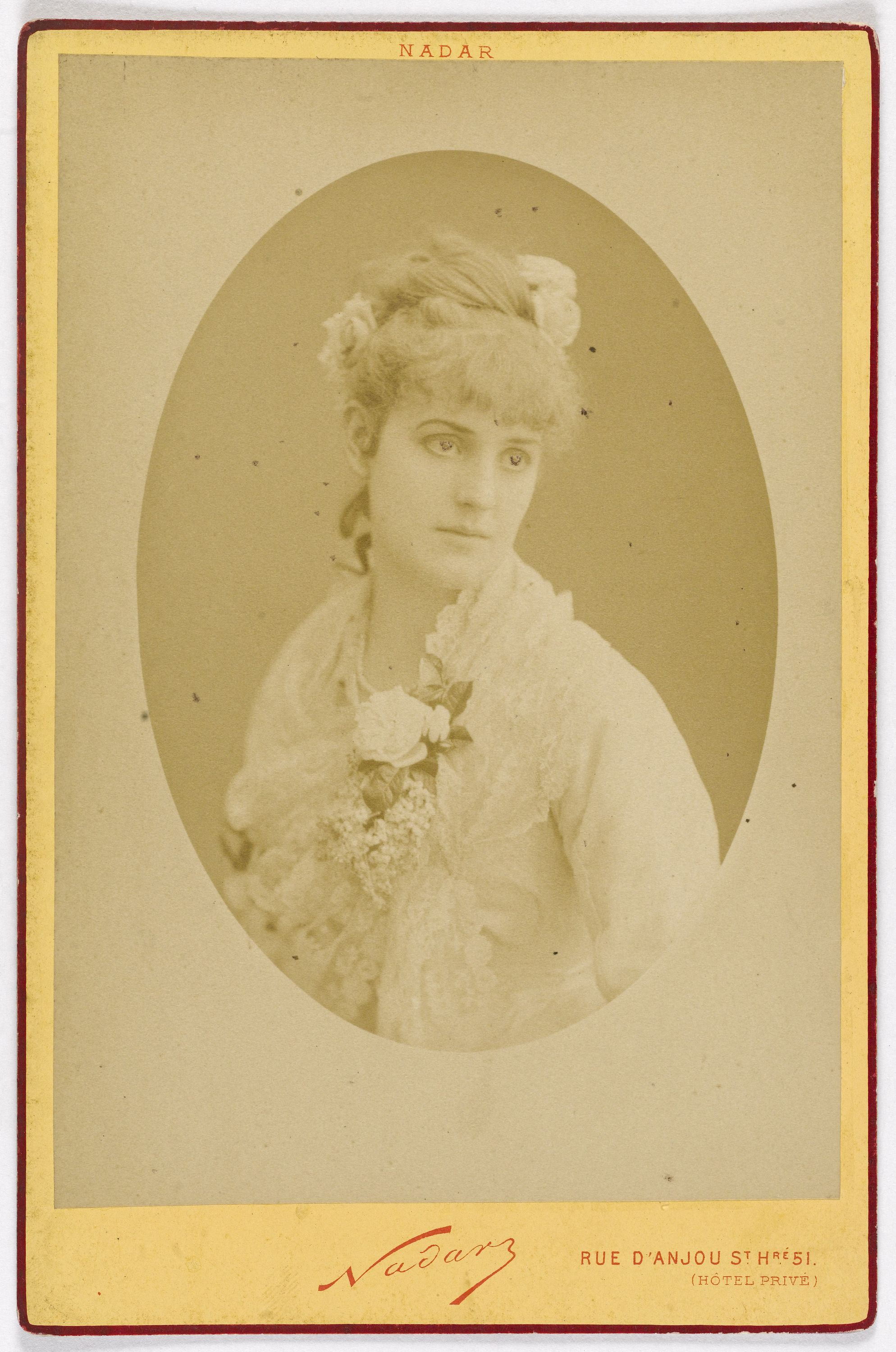 Atelier Nadar, Portrait de Rosa Vella