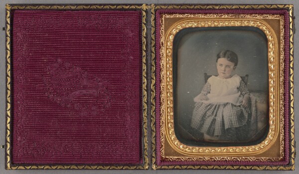 Unknown, [Portrait of a Seated Unidentified Little Girl]