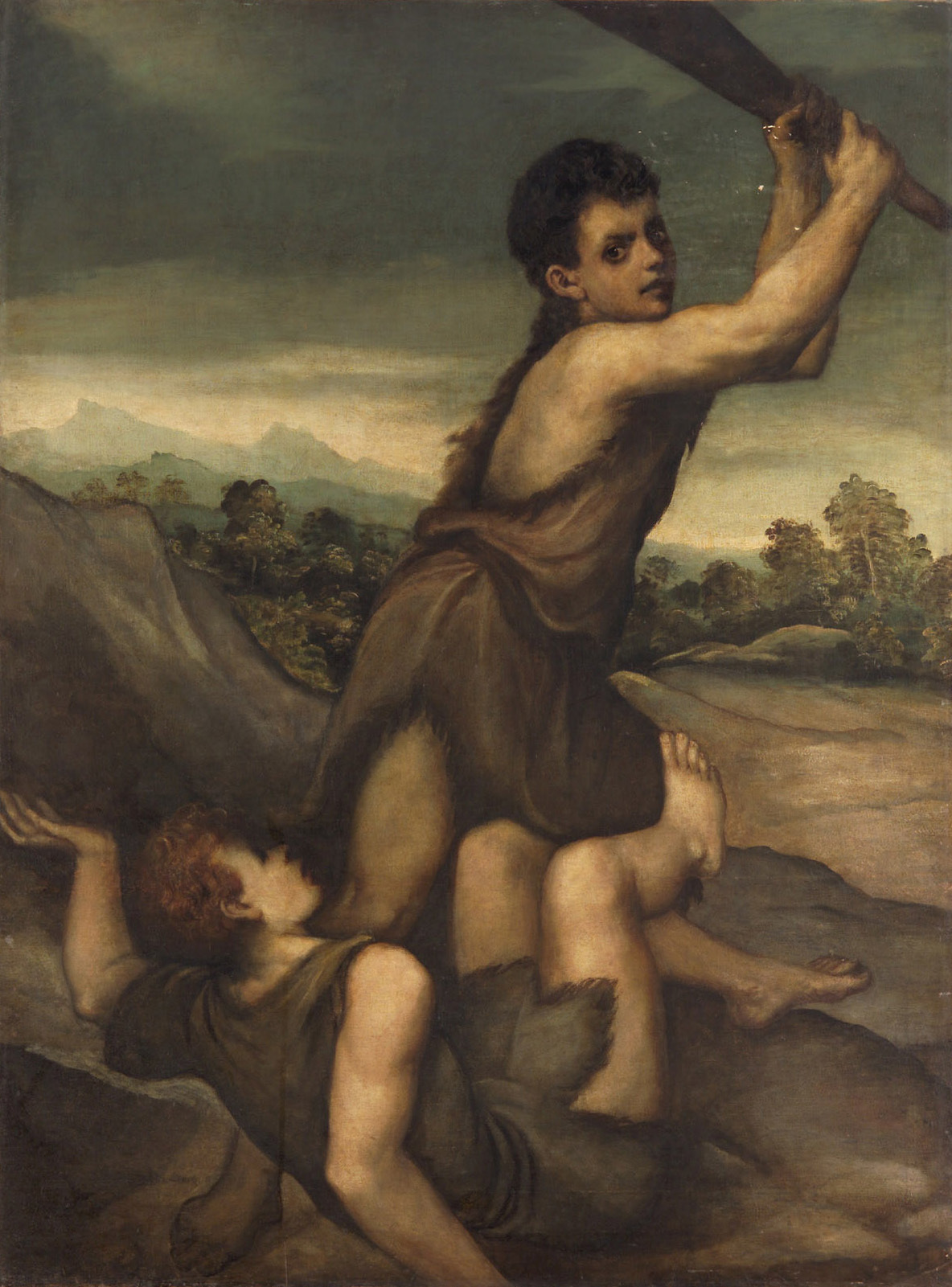 Andrea Schiavone, Cain and Abel