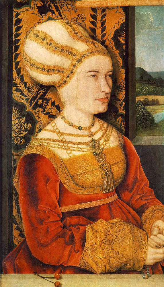 Bernhard Strigel, Portrait of Sibylla (or Sybilla) von Freyberg (born Gossenbrot)