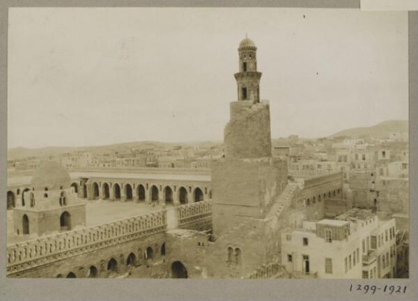 K.A.C. Creswell, The courtyard and minaret of the mosque of Ahmad ibn Tulun, Cairo