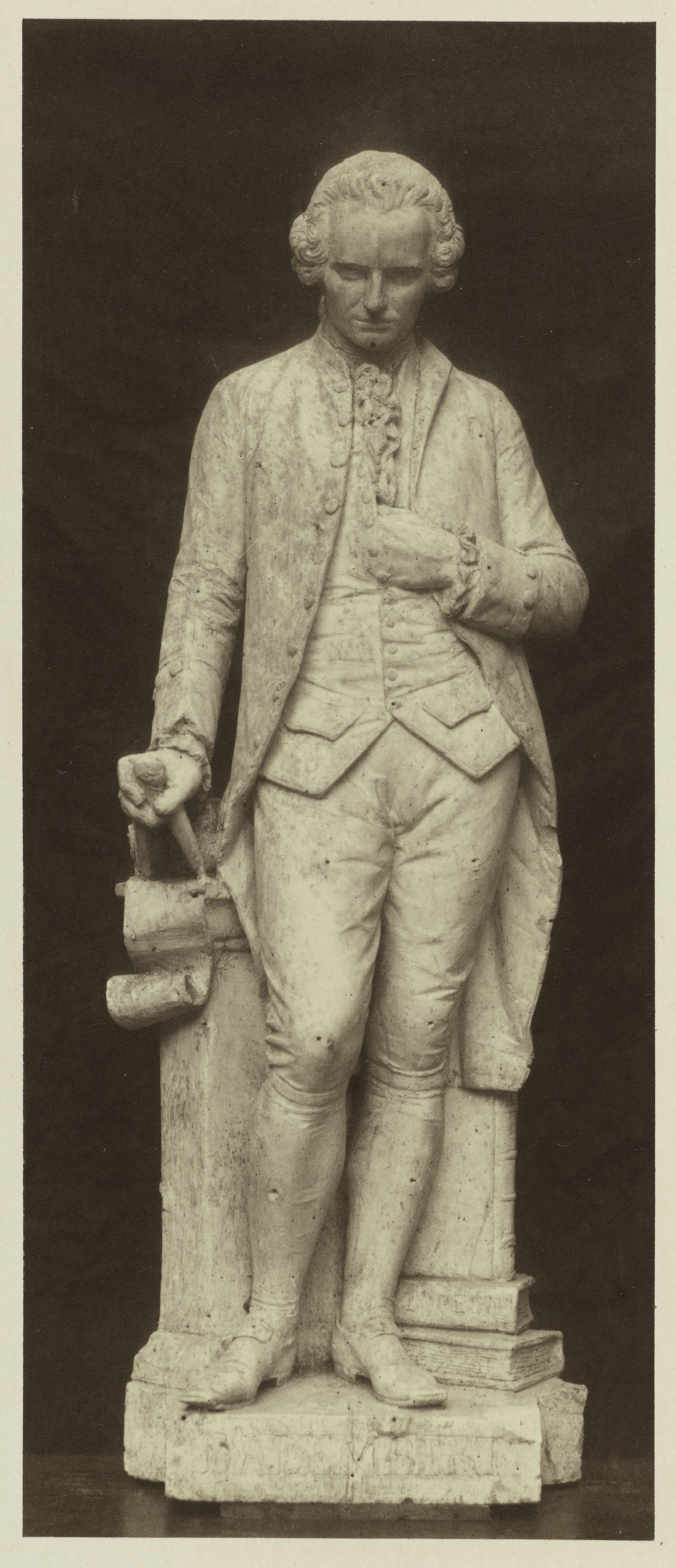 Anonyme, Statue du philosophe Jean le Rond d'Alembert (1717-1783), destinée à la façade de l'Hôtel de Ville.
