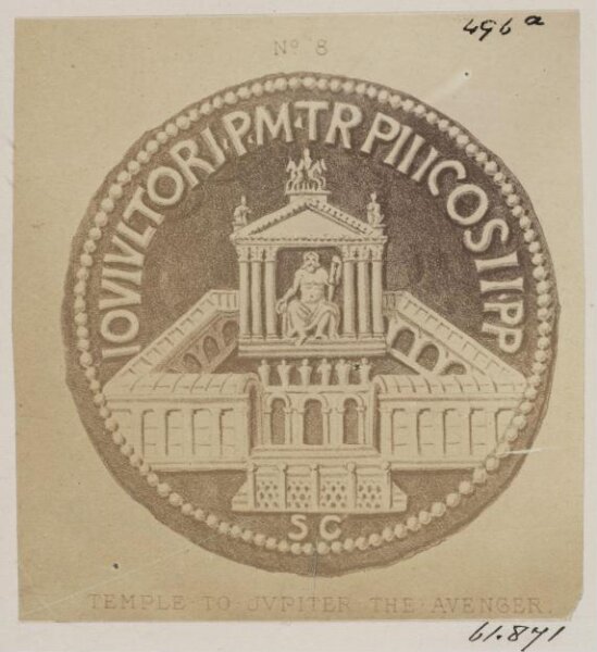Parker, John Henry, Coins - Temple of Jupiter Ultor, or the Avenger