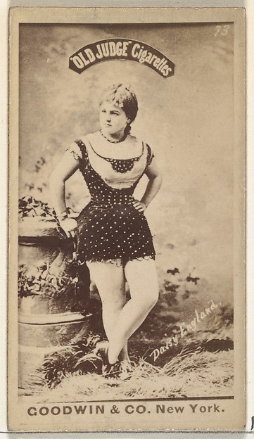 Goodwin & Company, Daisy England, from the Actors and Actresses series (N171) for Old Judge Cigarettes