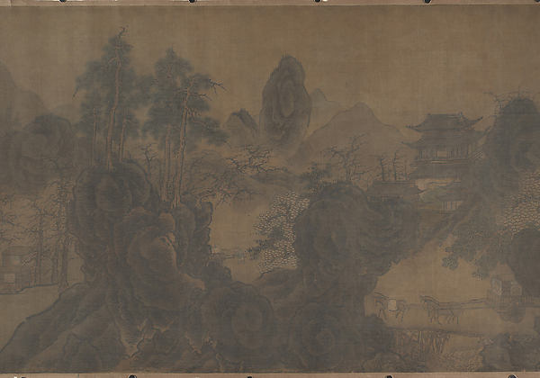 Unidentified artist, Traveling amid Mountains