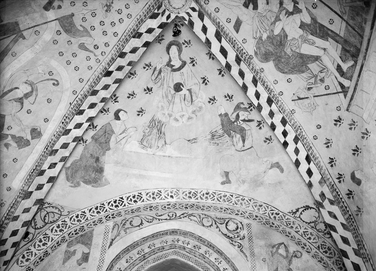 Paul Sandberg, Lime Painting in the Uppland Church
