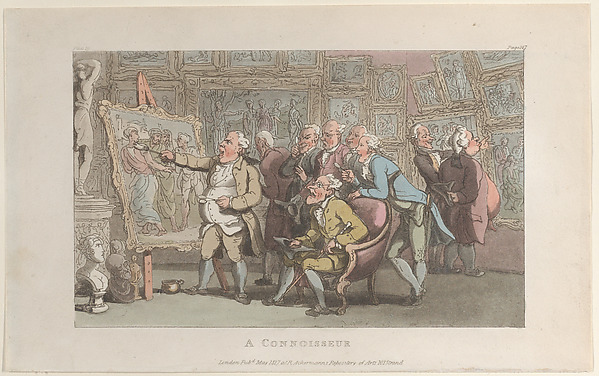 Thomas Rowlandson, A Connoisseur