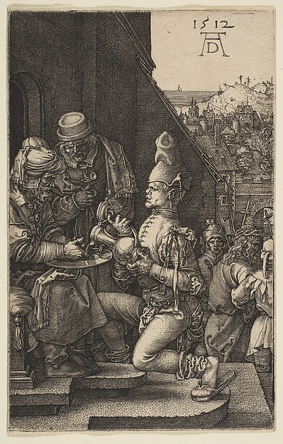 Albrecht Dürer, Pilate Washing His Hands, from "The Passion"