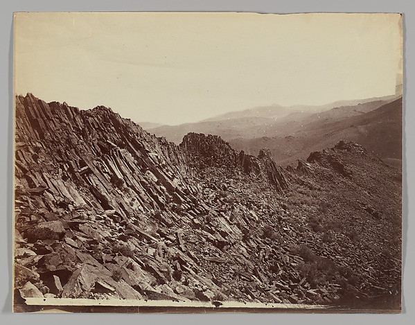 Timothy H. O'Sullivan, Volcanic Ridge, Trinity Mountains, Nevada