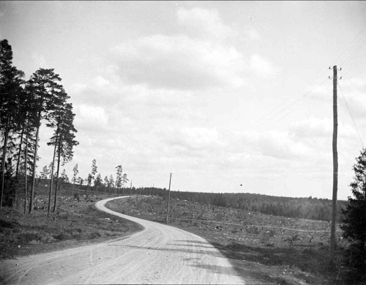 August Fredrik Schagerström, Kalhygge, Lunda socken, Uppland 1918