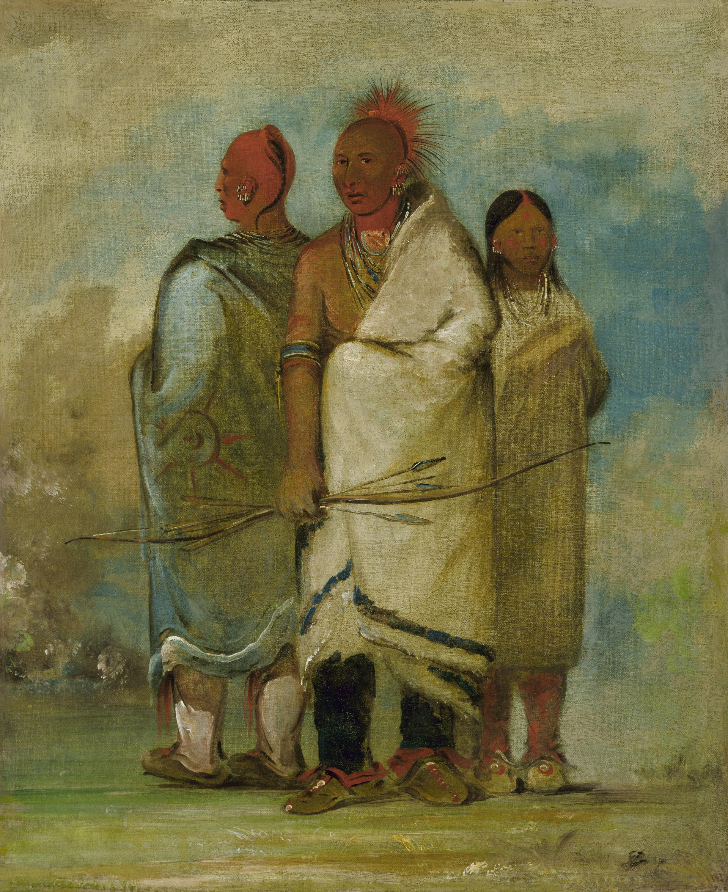 George Catlin, Three Fox Indians
