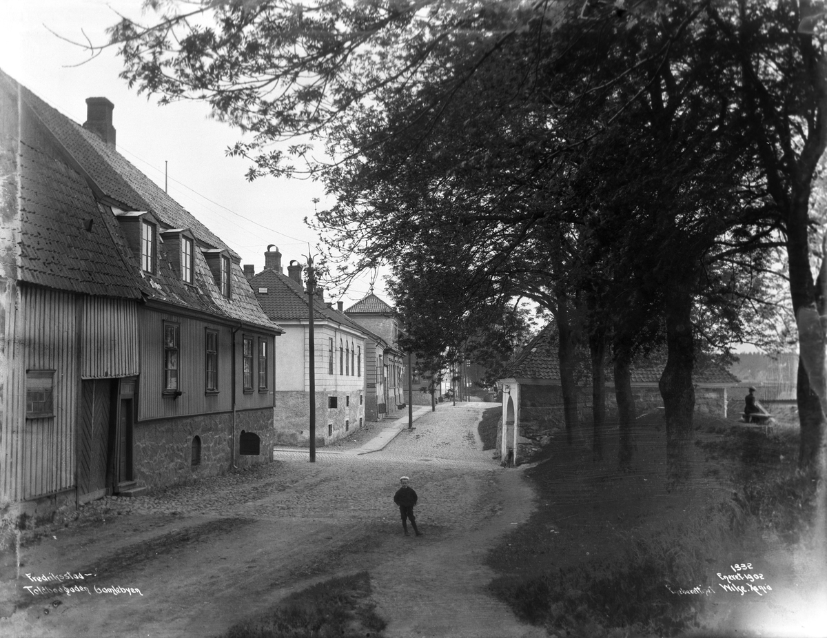Anders Beer Wilse, Prot: Fredrikstad - Toldbodgaten Gamlebyen 14. Juni 1902