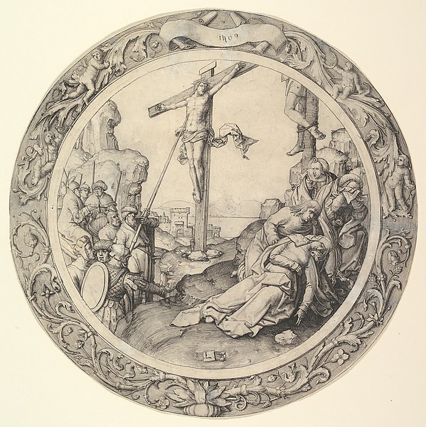 Lucas van Leyden, The Crucifixion, from the Circular Passion