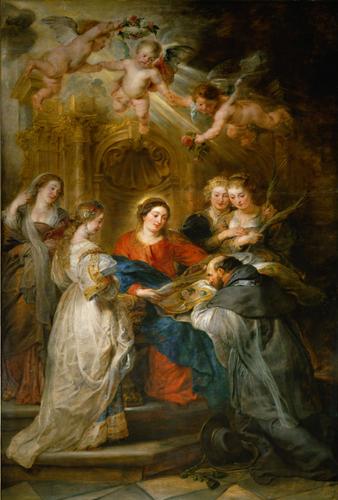 Peter Paul Rubens, Ildefonso Altarpiece (central panel)