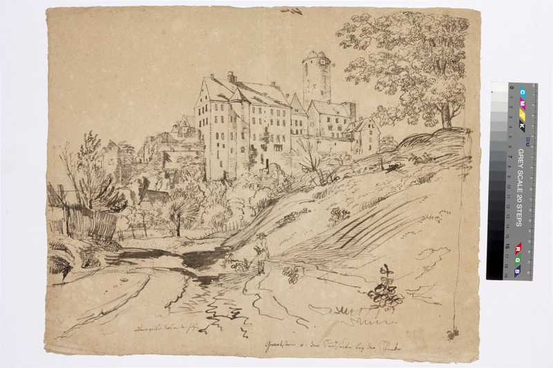 tundmatu kunstnik (autor), Castle on hillside