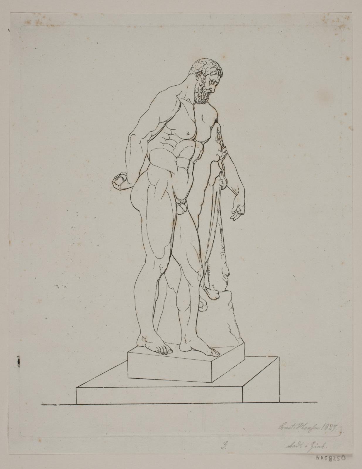 Constantin Hansen, Den farnesiske Herkules