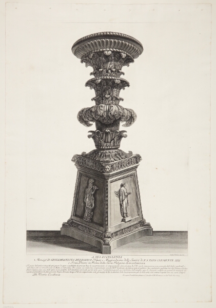 Giovanni Battista Piranesi, Samme kandelaber som i forrige blad, set fra en anden vinkel