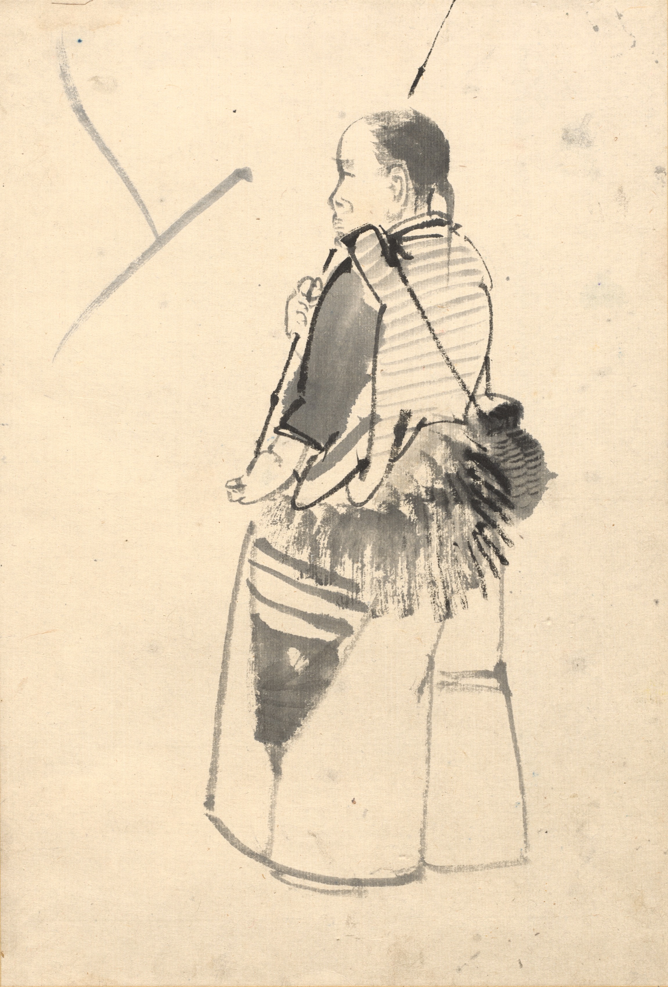 Kono Bairei, Dancer in a Fisherman's Costume
