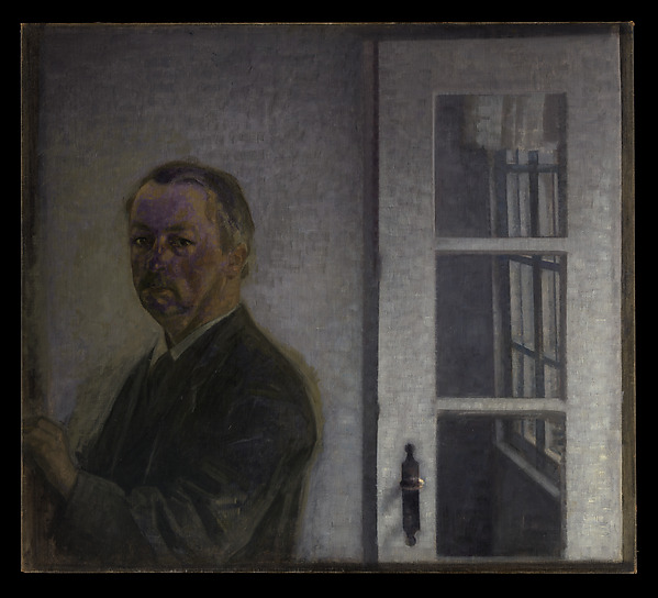 Vilhelm Hammershøi, Self-Portrait at Spurveskjul