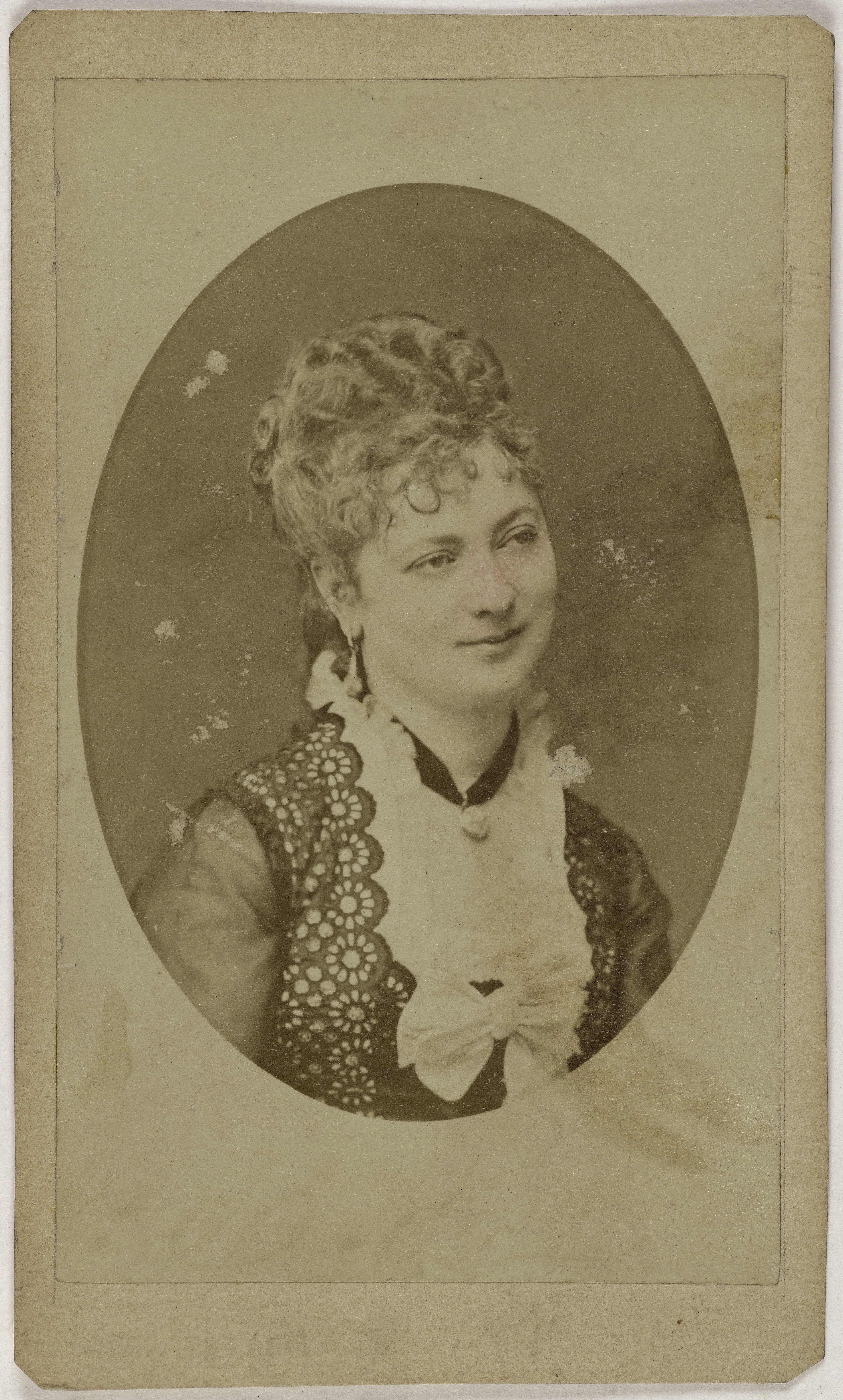 Anonyme, Portrait d'Elise Damain (actrice aux théâtres du Palais Royal, de l'Ambigü et du Vaudeville)
