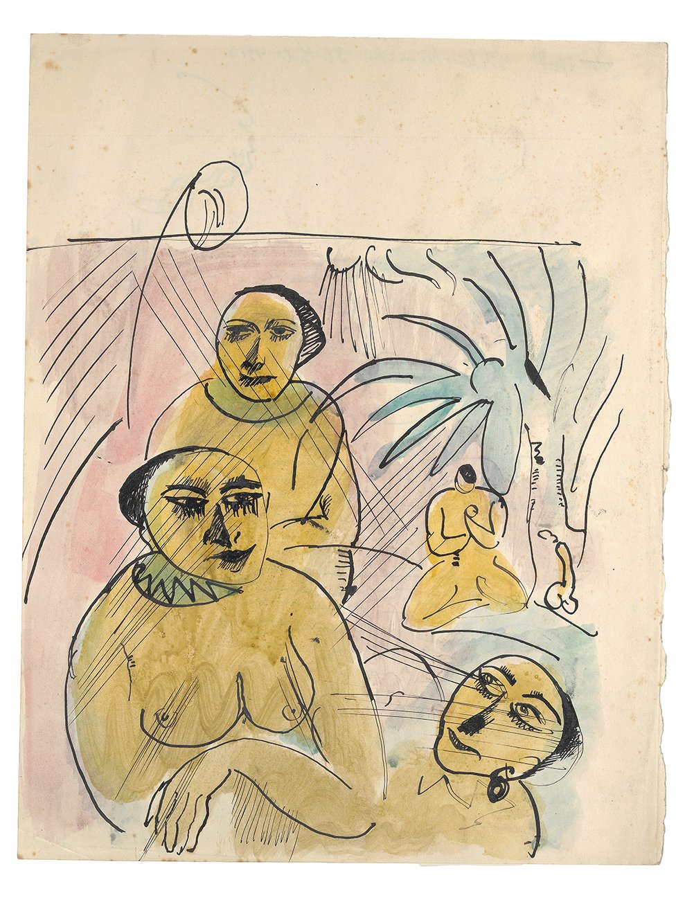 Unknown artist, Fünf Frauen