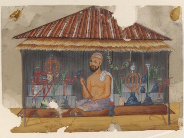 Unknown, One of ten drawings of shops.