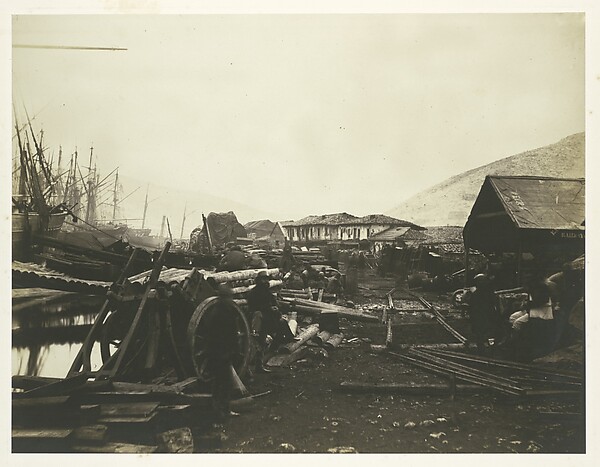 Roger Fenton, Landing Place, Railway Stores, Balaklava