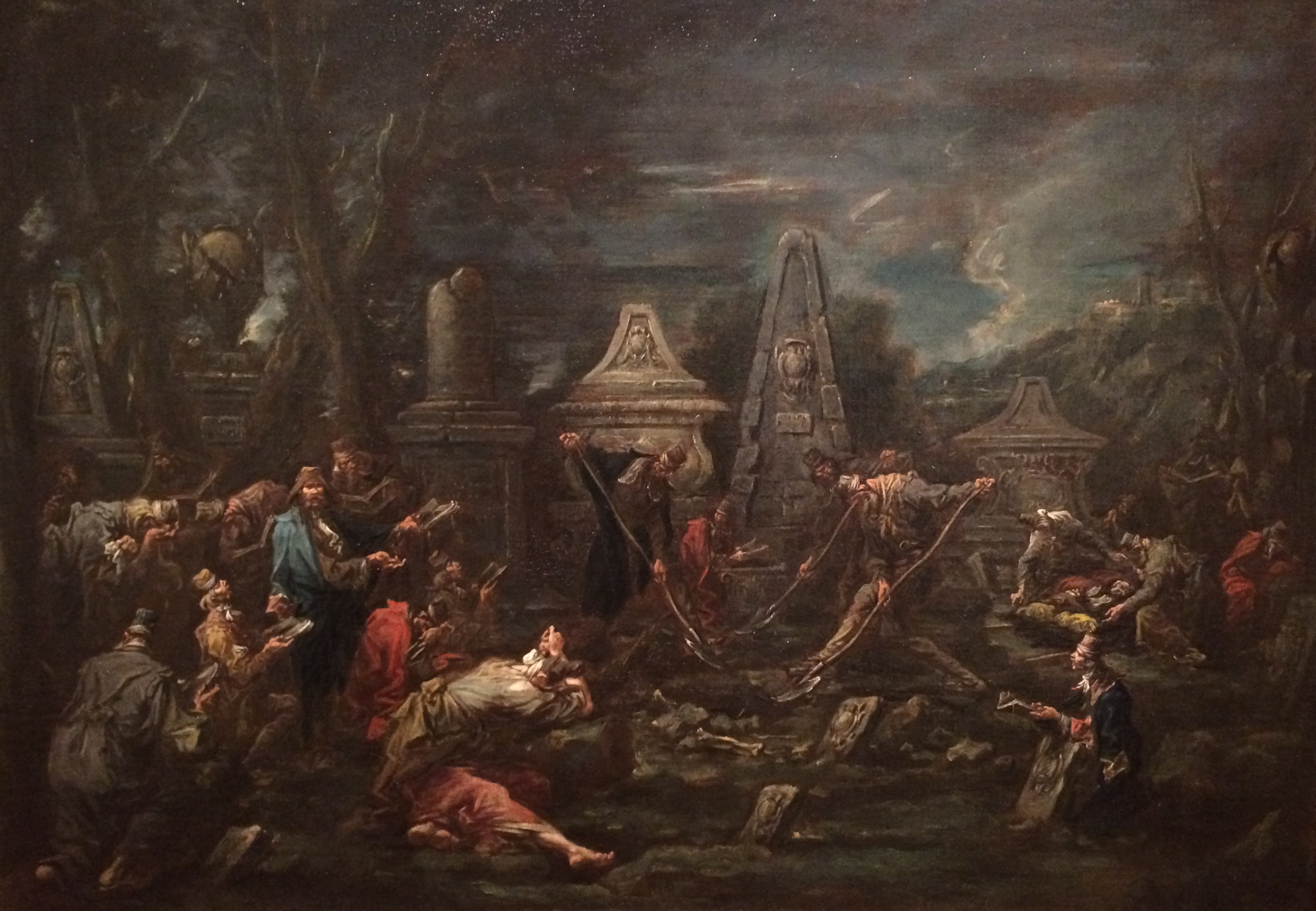 Alessandro Magnasco, Funérailles juives