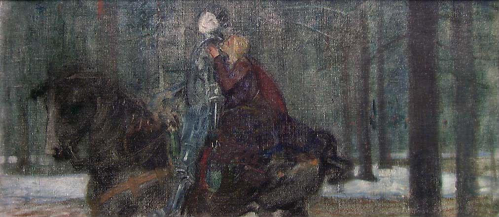 Eilif Peterssen, Rikeball og stolt Gudbjørg