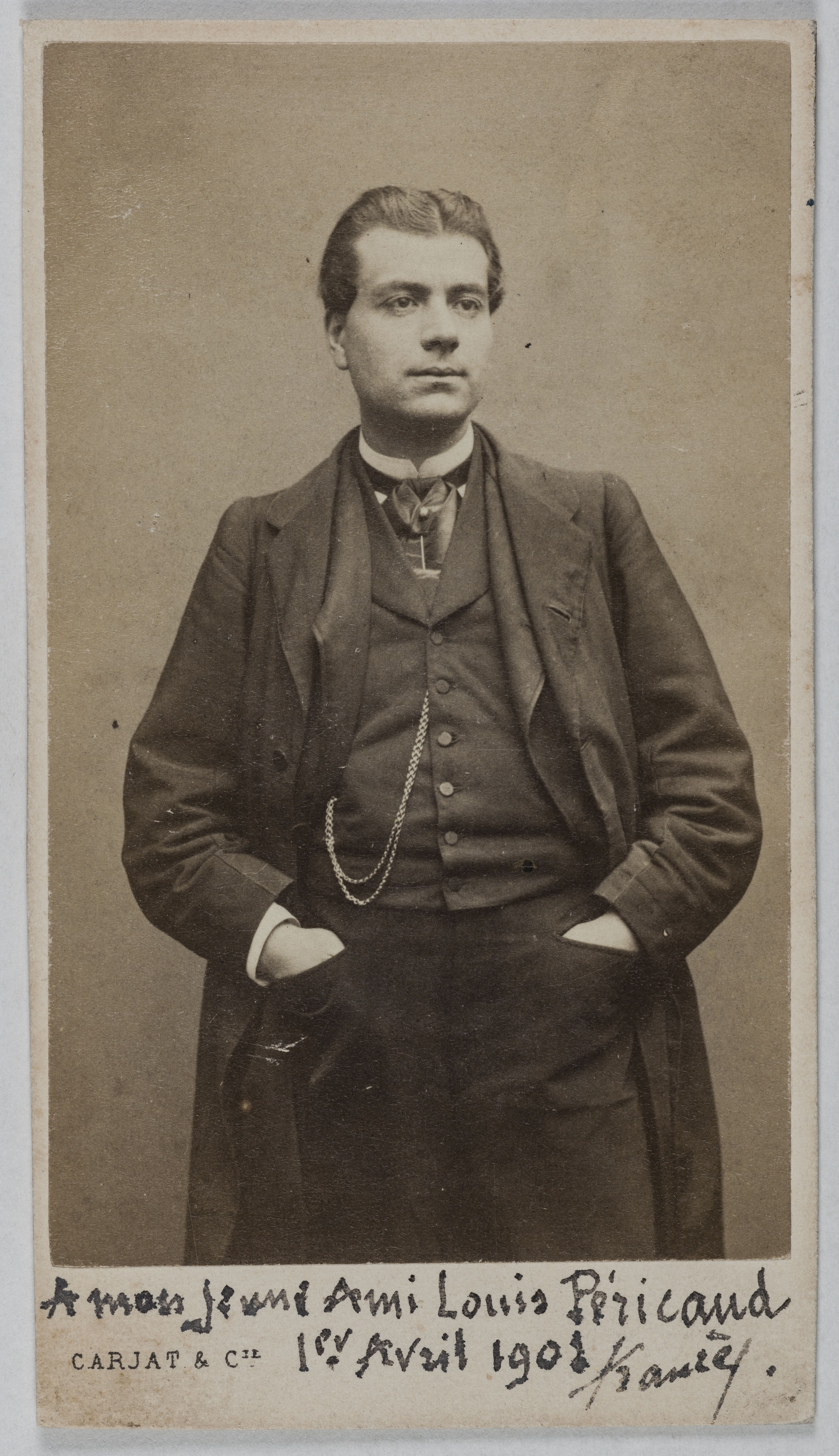 Carjat & Cie, Portrait de Paul Emile Frances (1835- après 1906), (acteur)