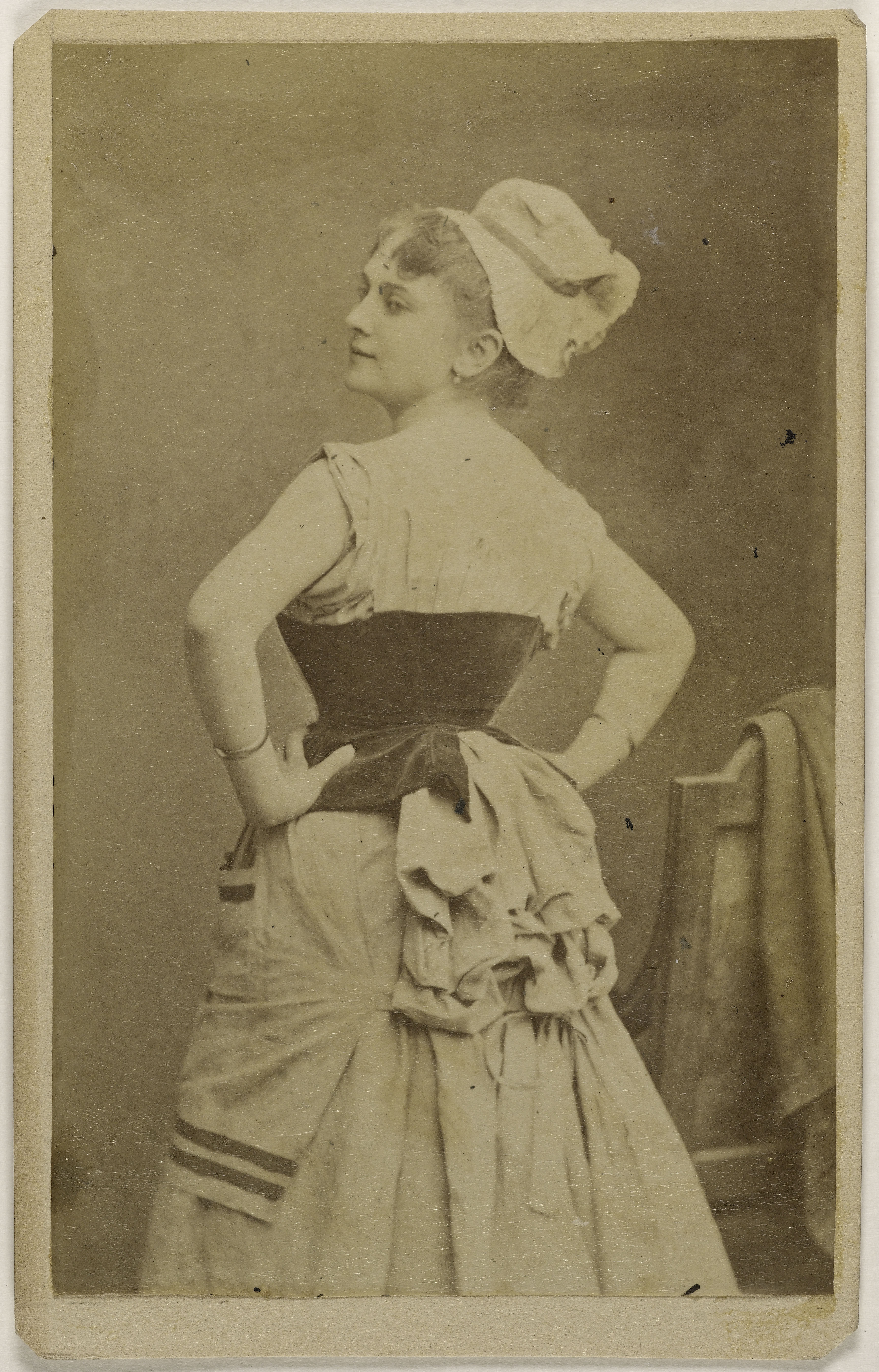 Anonyme, Portrait de Beaumaine (ou Baumaine), Juliette, (danseuse)