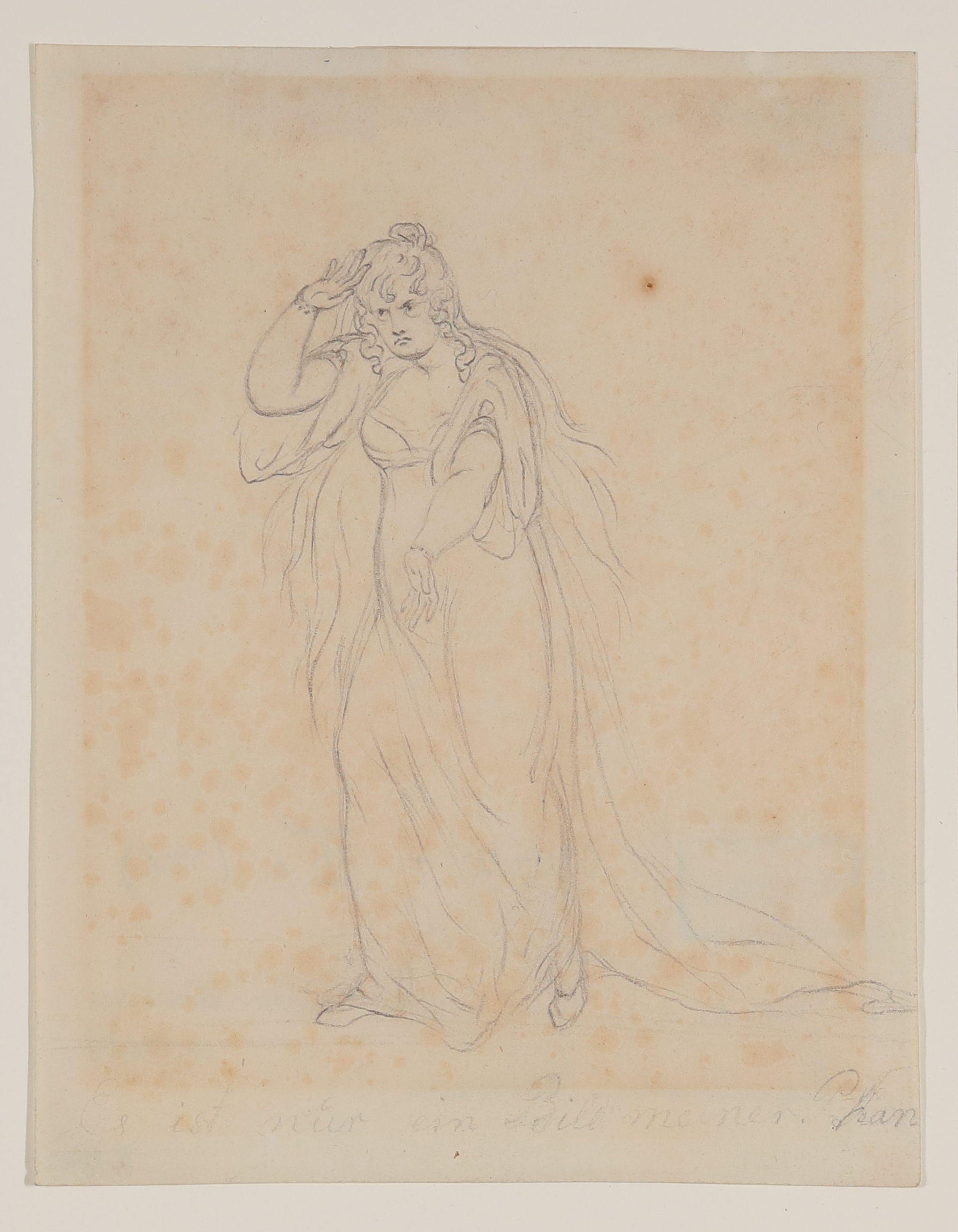 Gebrüder Henschel (Kupferstecher), Friederike Bethmann-Unzelmann als Adelheid in Goethes "Götz von Berlichingen"